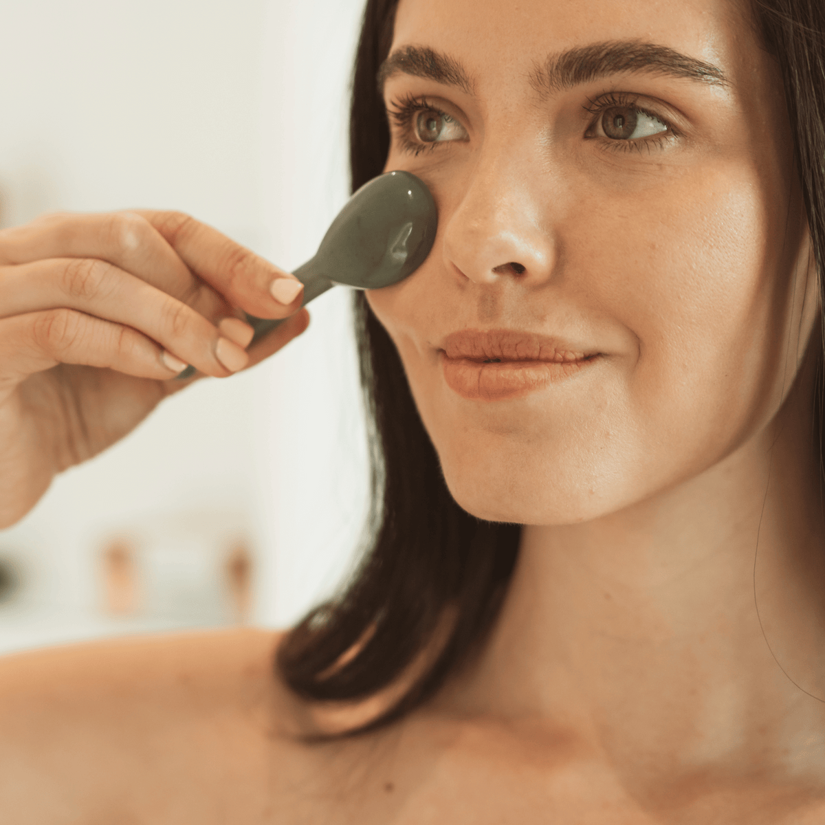 Acupressure Jade Spoon
