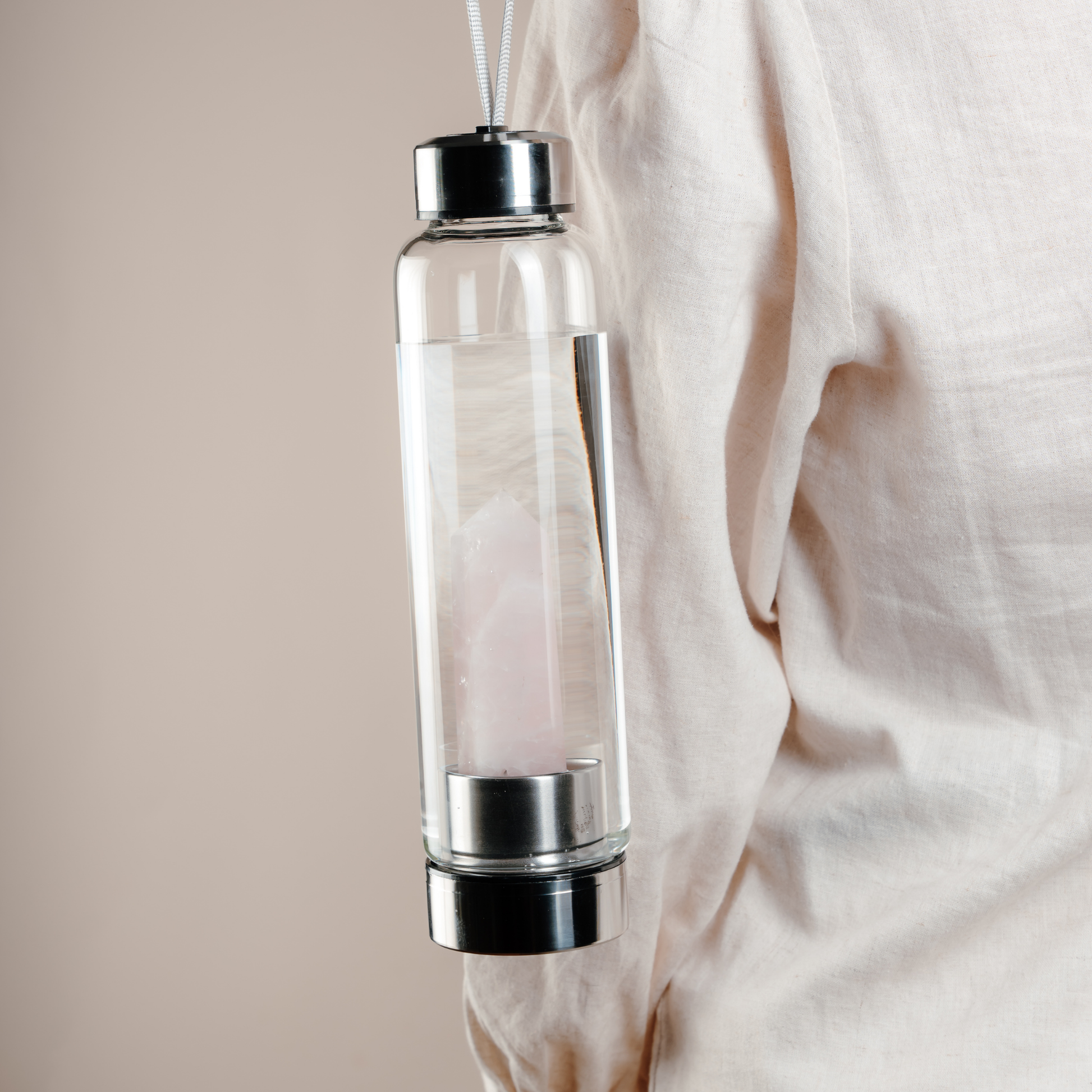 Rose Quartz Water Bottle - Celluvac™