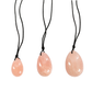 Rose Quartz Yoni Eggs with strings