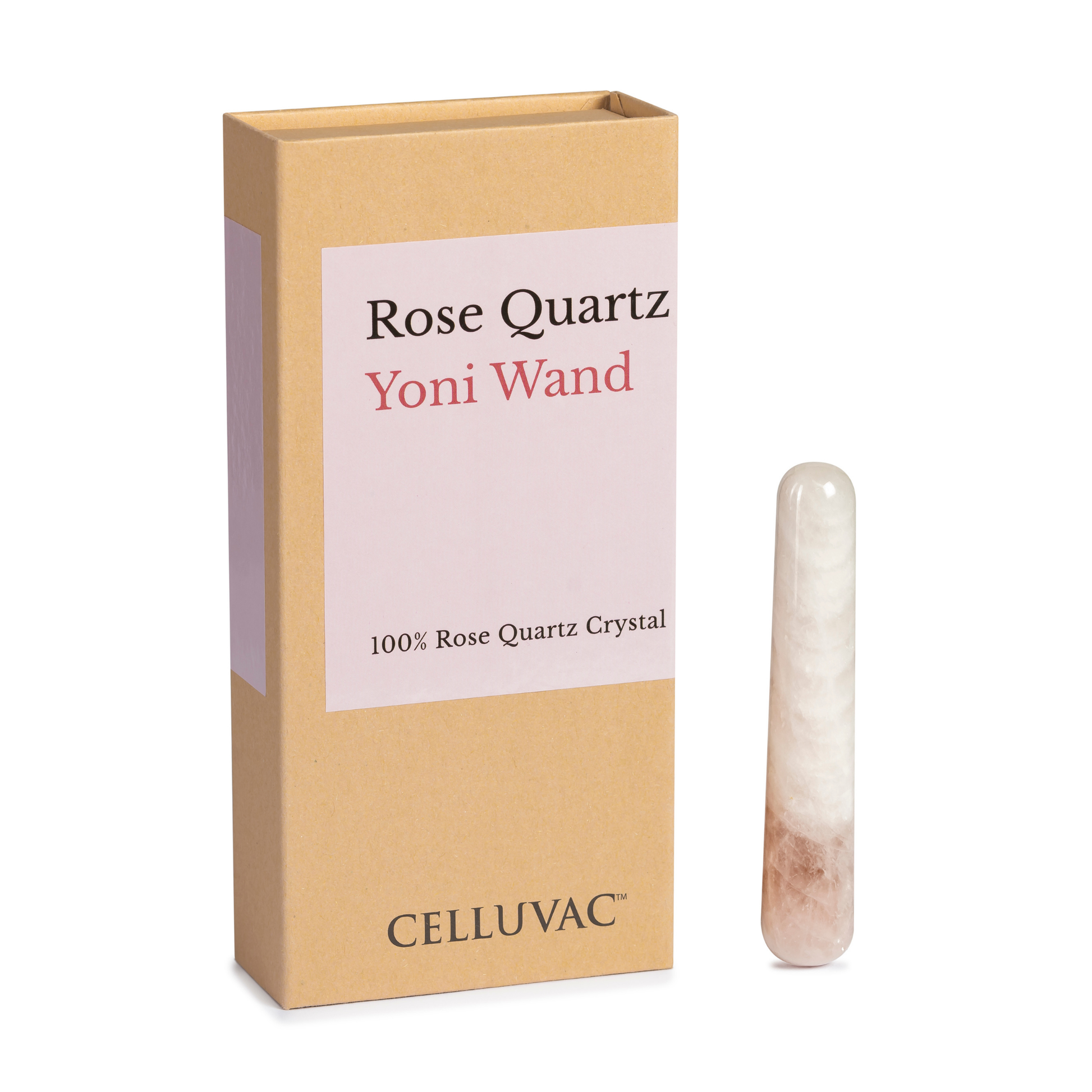 Rose Quartz Yoni Wand