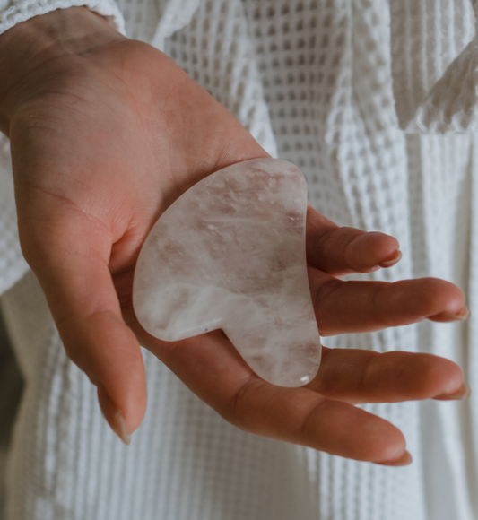 Celluvac Clear Quartz Gua Sha