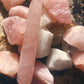 Celluvac Rose Quartz Yoni Wand with Stones