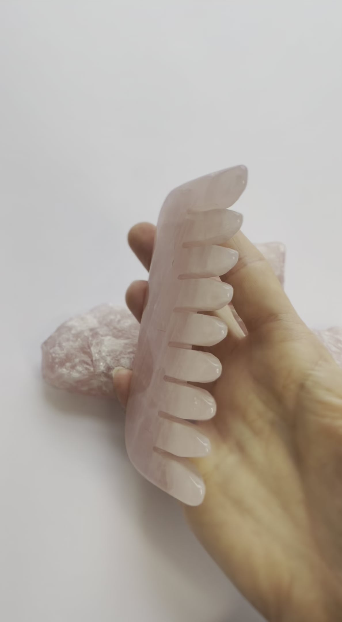 Celluvac Rose Quartz Comb 